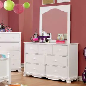 Furniture of America CM7159WH-D-VN Dani - Dresser - White
