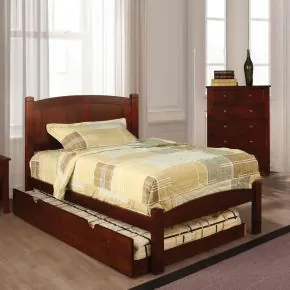 Furniture of America CM7903CH-T-BED Cara - Twin Bed - Cherry