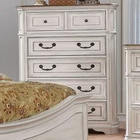 Furniture of America CM7561C Pembroke - Chest - Antique Whitewash