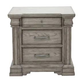 Pulaski Furniture P091140 Madison Ridge - 3 Drawer Nightstand - Heritage Taupe