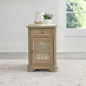 Liberty Furniture 244N-OT1021 Liberty Furniture 244N-OT1021 Magnolia Manor - Chair Side Table - Weathered Bisque