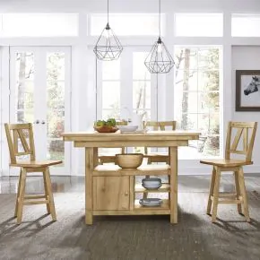 Liberty Furniture 62N-CD-5GTS Liberty Furniture 62N-CD-5GTS Lindsey Farm - 5 Piece Gathering Table Set - Natural