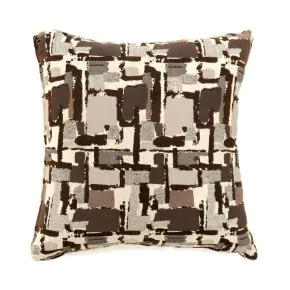 Furniture of America PL6003BR-L-2PK Concrit - Pillow 22" (Set of 2) - Brown