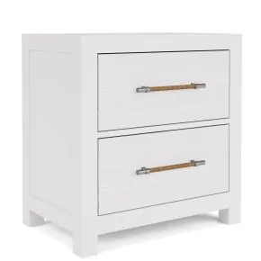 Riverside Furniture 30768 Rosalie - 2 Drawer Nightstand - White