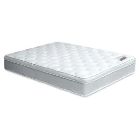Furniture of America DM315EK-M Bird Of Paradise - Euro Pillow Top Mattress 80" x 76" Memory Foam - White