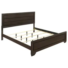 CoasterEveryday 204391KE Kauffman - Wood Eastern King Panel Bed - Dark Cocoa
