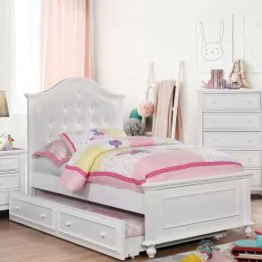 Furniture of America CM7155WH-F-BED Olivia - Full Bed - White