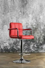 Furniture of America CM-BR6917RD Corfu - Bar Stool - Red