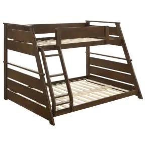Coaster Fine Furniture 460593 Holden - Wood Veneer Twin Over Full Bunk Bed - Walnut
