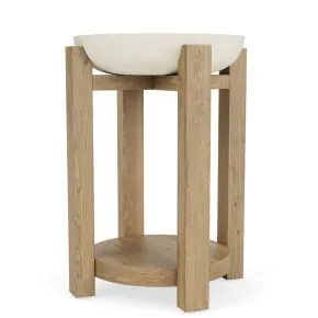Riverside Furniture 10912 Riverside Furniture 10912 Sanibel - Chairside Table - Pale Oak