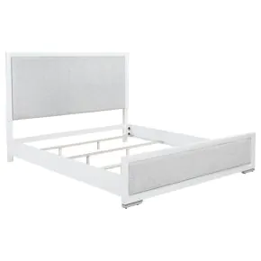 Coaster Fine Furniture 225071KEB1 Gracemont - Eastern King Headboard , Box 1 of 3 - Gray And White