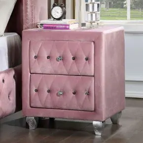 Furniture of America CM7130PK-N Zohar - Nightstand - Pink