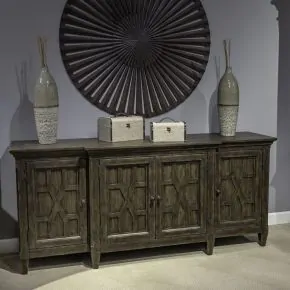 Liberty Furniture 297-TV76 Paradise Valley - 76" TV Console - Saddle Brown