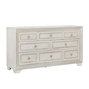 Pulaski Furniture P269100S Camila - 8 Drawer Dresser - Creamy White