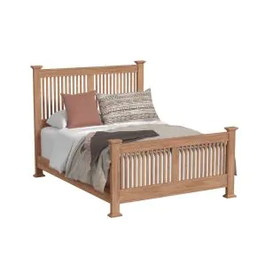 Intercon OP-BR-5825Q-TAU-C Intercon OP-BR-5825Q-TAU-C Oak Park - Queen Slat Bed - Taupe