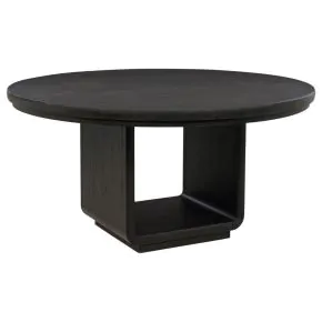 Coaster Fine Furniture 115390 Leandro - 60" Round Dining Table - Burnished Black