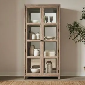 Liberty Furniture 780-CH3878 Proximity Place - Bunching Display Cabinet - Barley Buff