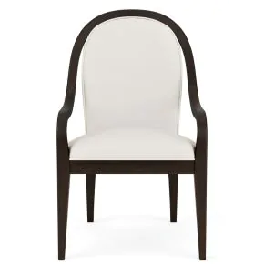 Riverside Furniture 27158 Riverside Furniture 27158 Lydia - Curved Upholstered Arm Chair (Set of 2) - White