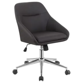 CoasterEveryday 801426 Jackman - Upholstered Adjustable Home Office Desk Chair - Brown