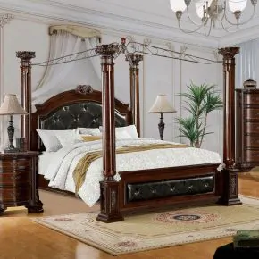 Furniture of America CM7271Q-BED Mandalay - Queen Bed - Brown Cherry