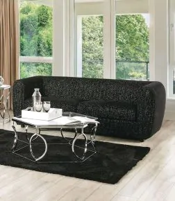 Furniture of America FM61001BK-SF Verdal - Sofa - Black