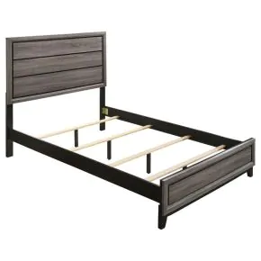 CoasterEveryday 212421F Watson - Wood Full Panel Bed - Gray Oak