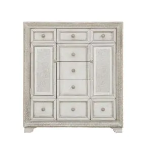 Pulaski Furniture P269125S Camila - 9 Drawer Door Chest - Creamy White