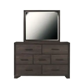 Samuel Lawrence Furniture S462-410 Granite Falls - 7-Drawer Kids Dresser - Espresso Brown