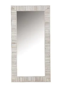 CoasterEssence 963488 Pino - Wood Framed Floor Mirror - White
