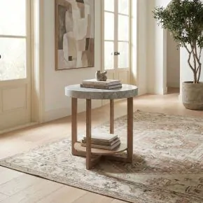 Liberty Furniture 701-OT1020 Liberty Furniture 701-OT1020 Danby - End Table - Nutmeg & Alabaster