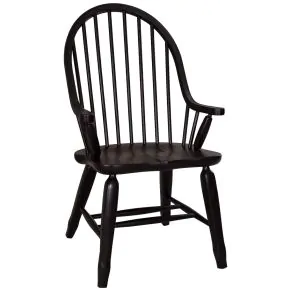 Liberty Furniture 17-C4051 Liberty Furniture 17-C4051 Treasures - Bow Back Arm Chair - Black
