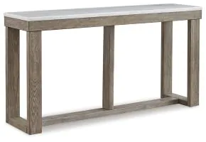 Ashley Furniture T789-4 Loyaska - Sofa Table - Brown / Ivory