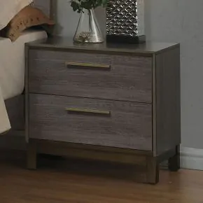 Furniture of America CM7867N Manvel - Nightstand - Two-Tone Antique Gray