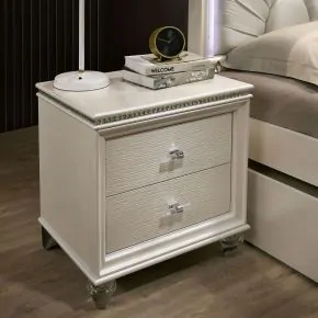Furniture of America CM7901N Allie - Nightstand - Pearl White