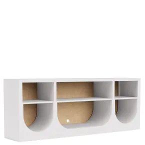 Riverside Furniture 30740 Rosalie - Media Console - White Caps / Hemlock