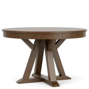 Riverside Furniture 61751 Calhoun - Round Dining Table - Whiskey Oak