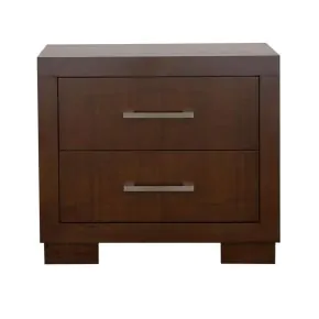 CoasterEssence 200712 Jessica - 2-Drawer Nightstand - Cappuccino