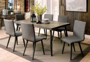 Furniture of America CM3360T Vilhelm - Dining Table - Gray