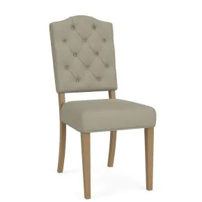 Riverside Furniture 92631 Riverside Furniture 92631 Mix-N-Match Chairs - Button Tufted Upholstered Chair (Set of 2) - Gray