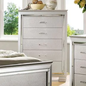 Furniture of America CM7979SV-C Bellanova - Chest - Silver