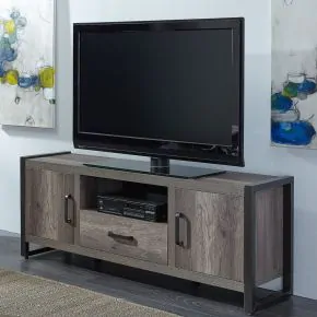 Liberty Furniture 686-TV63 Tanners Creek - Entertainment TV Stand - Dark Gray