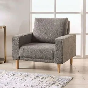 Furniture of America FM61000GY-CH Elverum - Chair - Charcoal Gray