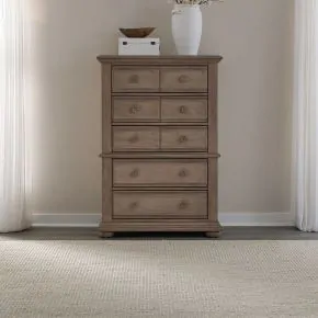 Liberty Furniture 607N-BR41 Liberty Furniture 607N-BR41 Summer House - 5 Drawer Chest - Sand Dune