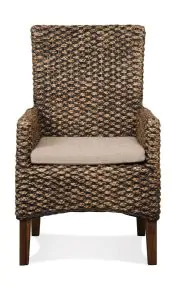 Riverside Furniture 36966 Mix-N-Match Chairs - Woven Arm Upholstered Chair (Set of 2) - Hazelnut