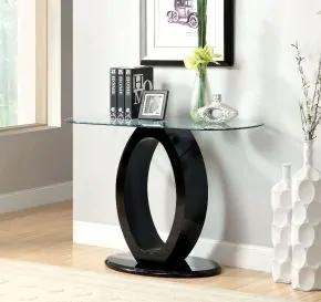 Furniture of America CM4825BK-S Lodia - Sofa Table - Black