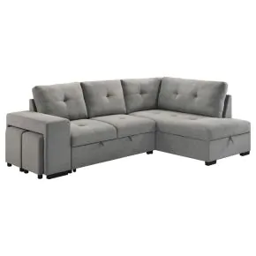 Coaster Fine Furniture 500347B3 Roanne - Chaise, Box 3 of 3 - Gray