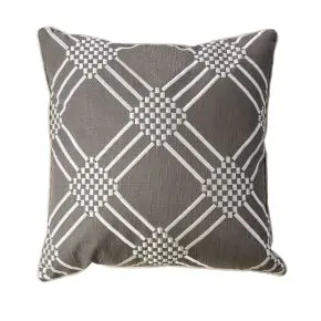 Furniture of America PL8014-2PK Bess - Pillow (Set of 2) - Dark Gray