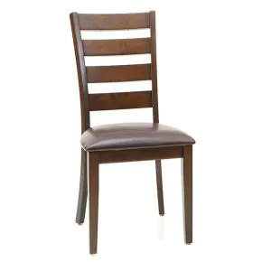 Intercon KA-CH-669L-RAI-RTA Intercon KA-CH-669L-RAI-RTA Kona - Ladder Chair - Raisin