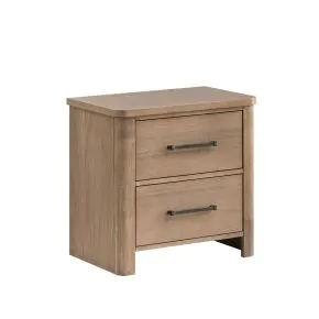 New Classic B2123-040 Anika - 2 Drawer Nightstand - Natural / Brown