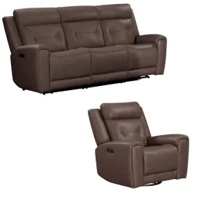 Liberty Furniture 7023SD-UPH-SOREC Liberty Furniture 7023SD-UPH-SOREC Beckham - Sofa & Recliner - Aline Saddle